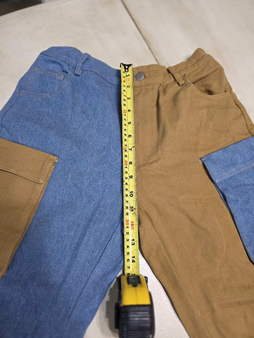 Ms. Bling Miami | Colorblock Utility Cargo Pants. Size S. - Picture 11 of 16